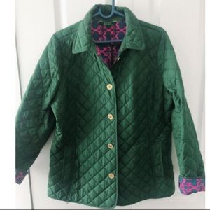 EUC C Wonder Quilted Barn Coat Size LG